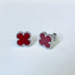 Lucky Clover Earrings Classic Style S925 Sterling Sliver Ear Studs Jewelry Earrings Anniversary Gift