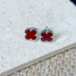 Lucky Clover Earrings Classic Style S925 Sterling Sliver Ear Studs Jewelry Earrings Anniversary Gift