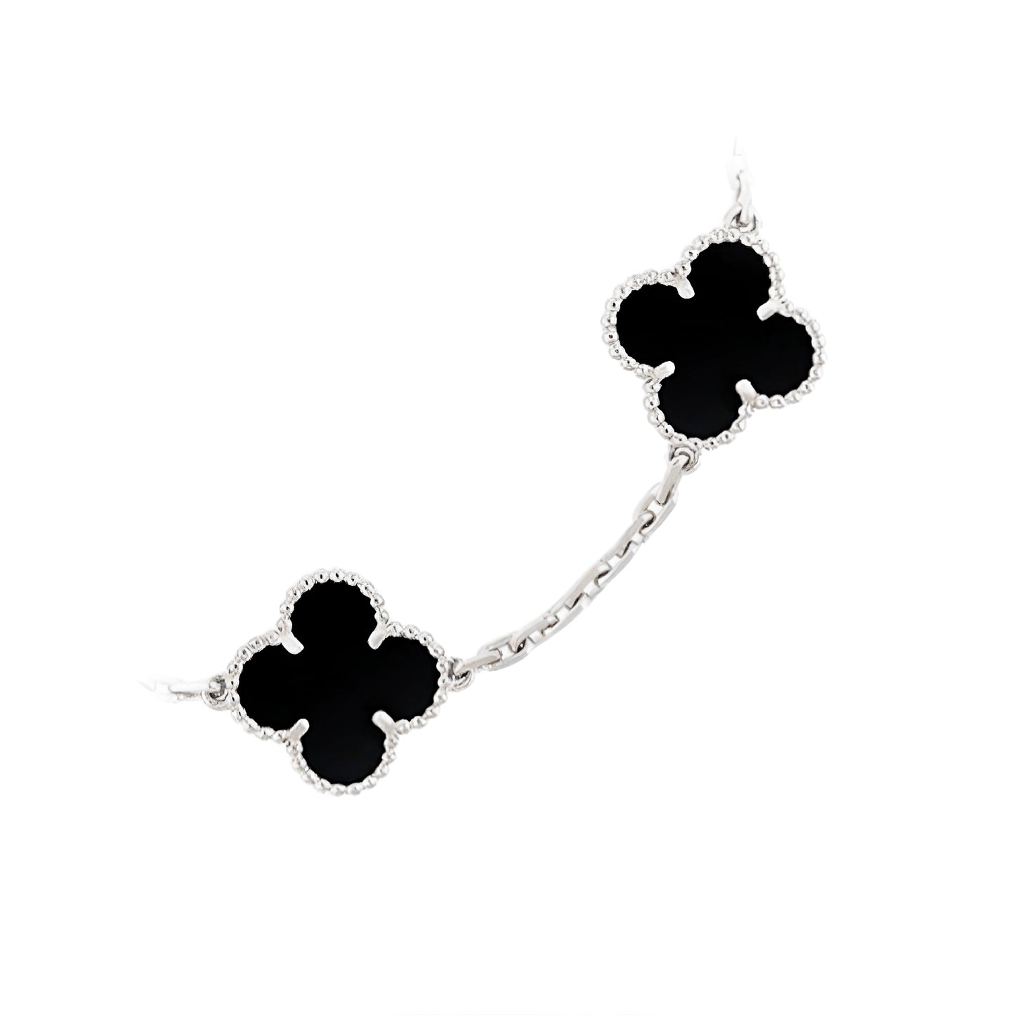 Clover Bracelet Luck Classic Style S925 Sterling Sliver Ear Studs Jewelry Bracelet Anniversary Gift