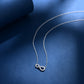 Infinity Necklace S925 Silver Original Design Versatile Style Classic Smooth Necklace Birthday Gift Present