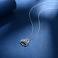 Family Tree Heart Necklace S925 Silver Original Design Versatile Style Good Wishes Smooth Necklace Birthday Gift Present